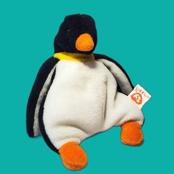 Ty Beanie Babies Waddle The Penguin - Picture 1 of 4